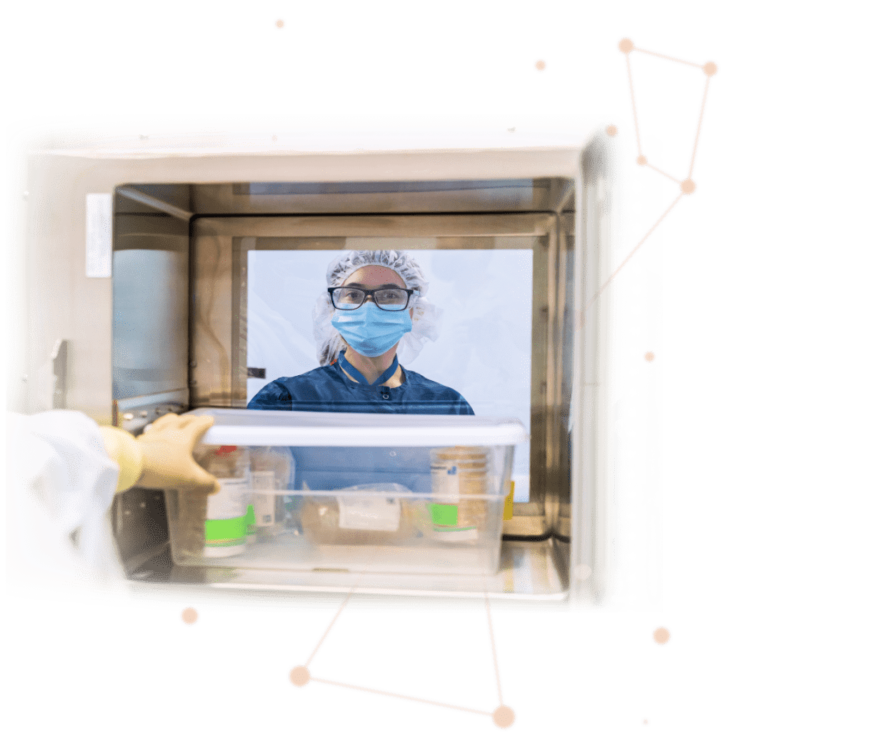 Lykan worker transferring materials