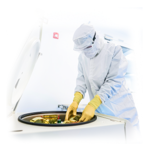 Lykan scientist working with bioscience materials and machines